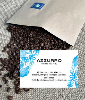 Henauer Kaffee Kaffebrief Azzurro