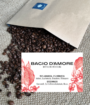 Henauer Kaffee Kaffebrief Baccio D'Amore