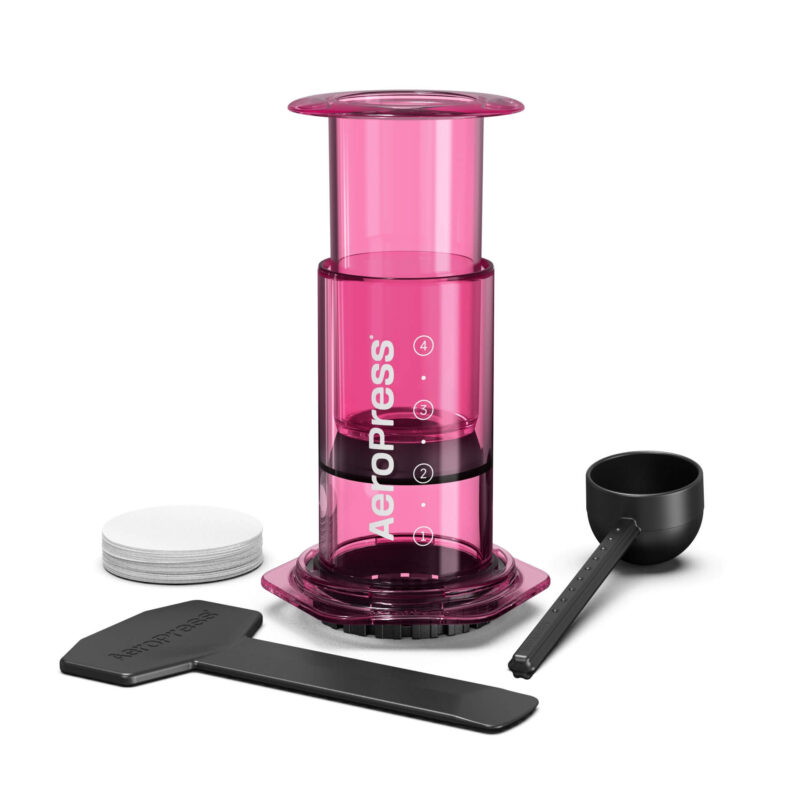 AeroPress Clear Pink Coffee maker
