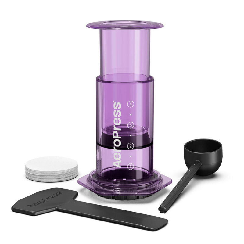 AeroPress Clear Purple Coffee maker